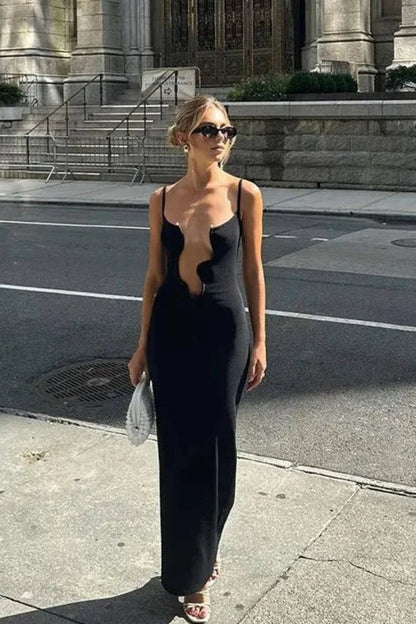 Elegant Cut-Out  Maxi dress