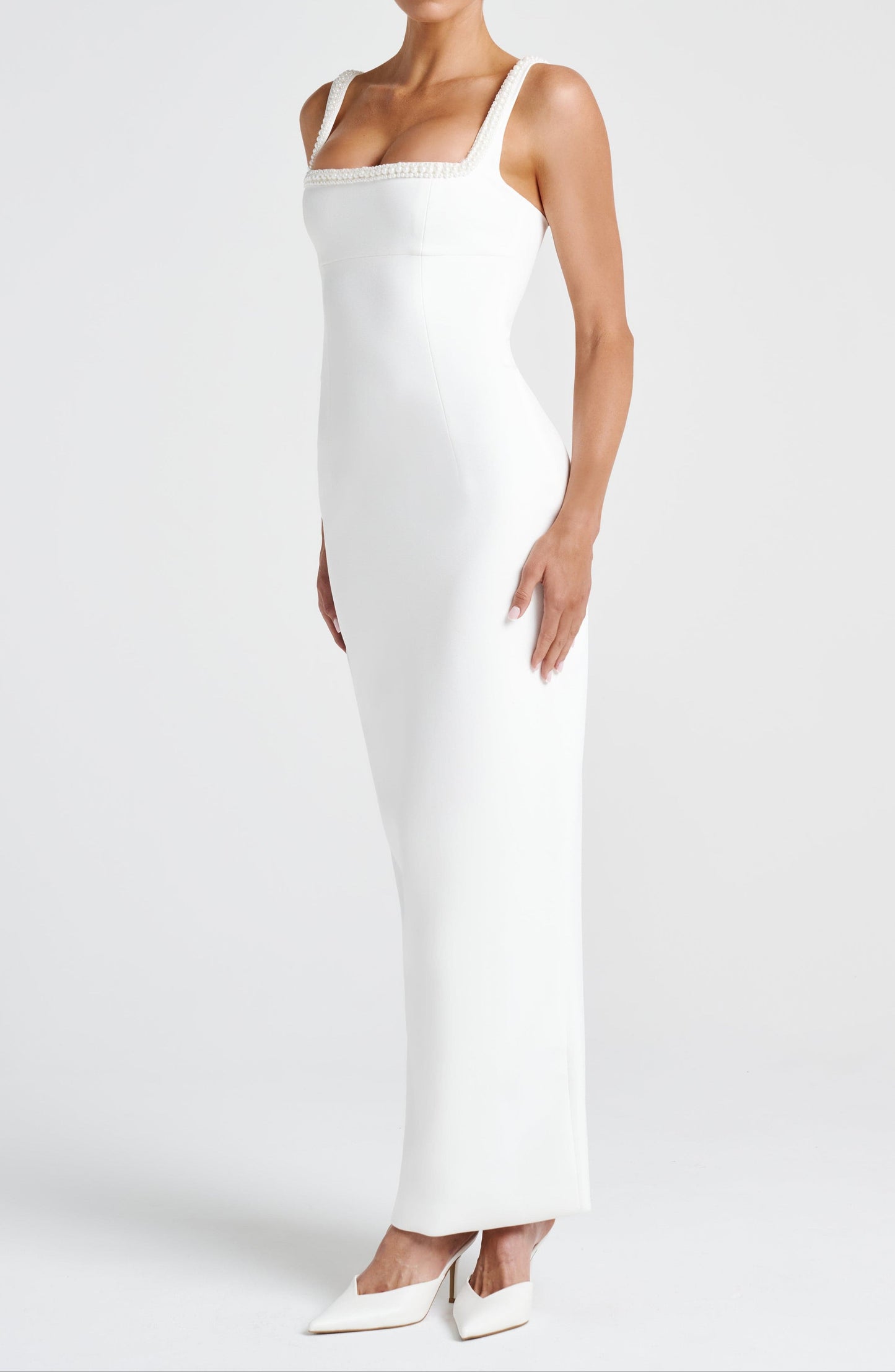 Allison Midaxi Dress - Ivory
