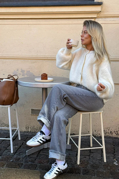 Knitted Vest - White