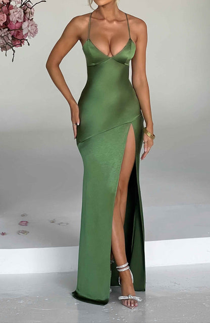 Claudia Maxi Dress - Emerald