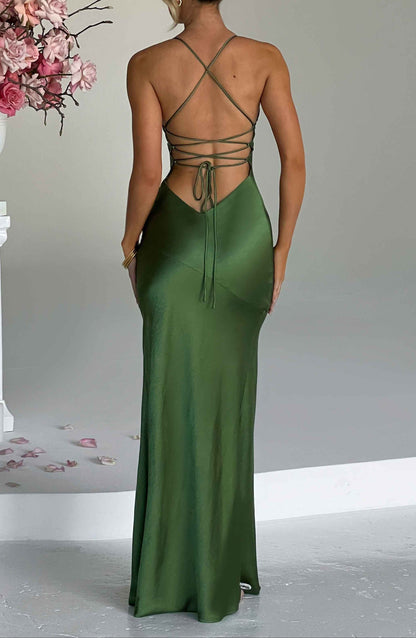 Claudia Maxi Dress - Emerald