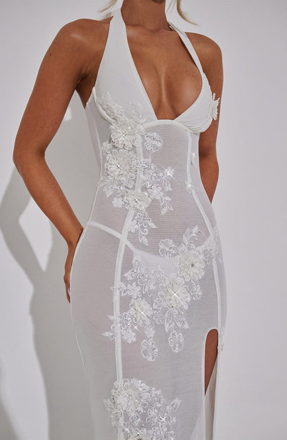 Alicia Maxi Dress-Ivory