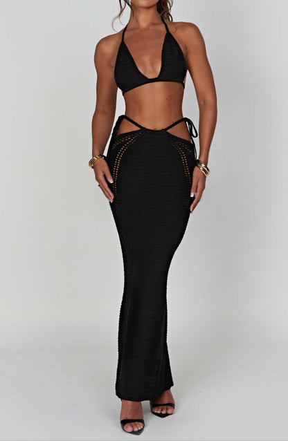 Marcella Maxi Skirt - Black
