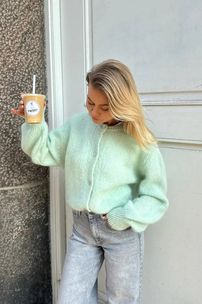 Knitted Vest - Mint