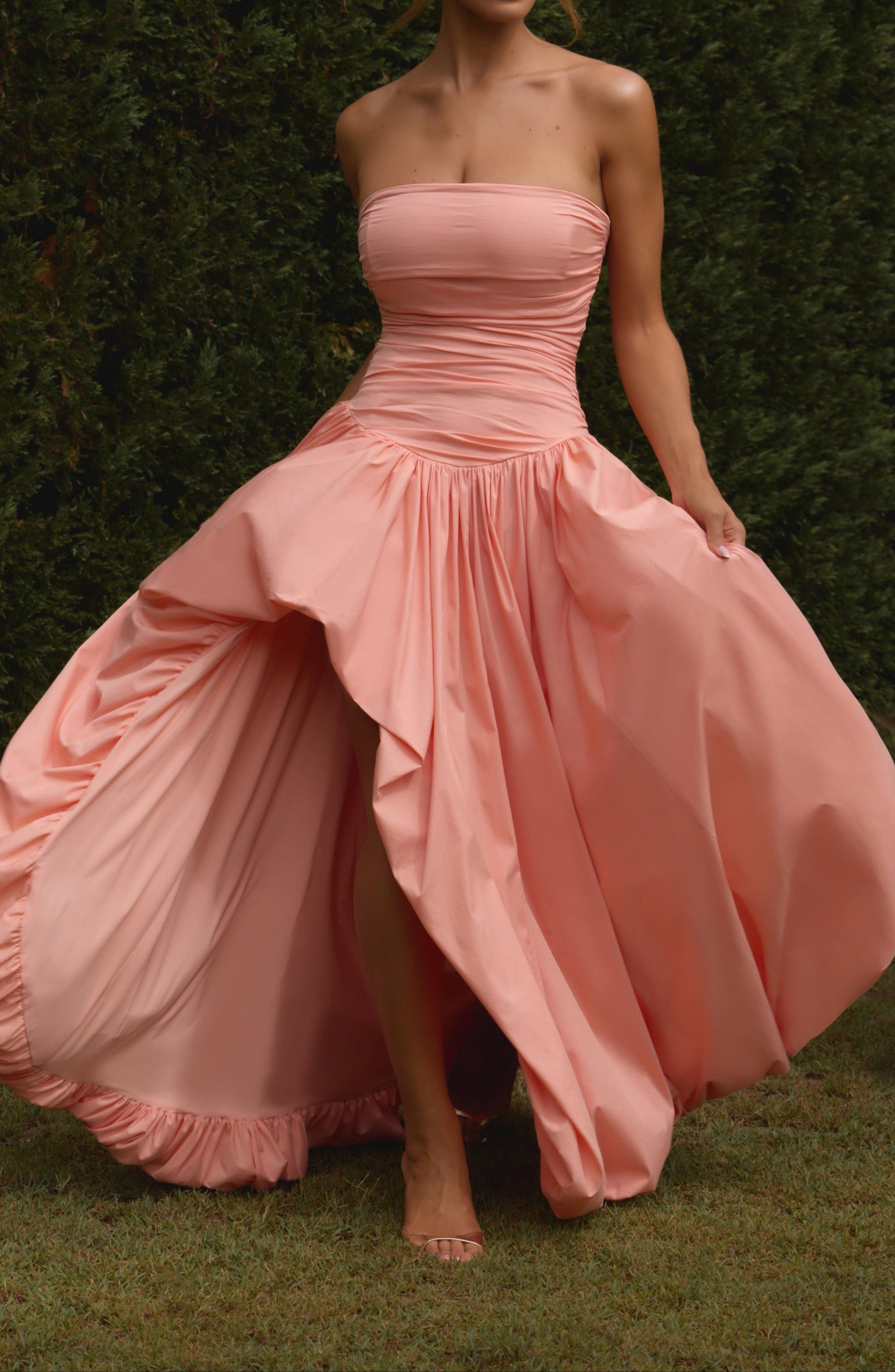 Claretta Maxi Dress - Peach