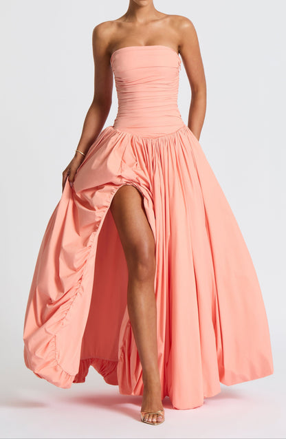 Claretta Maxi Dress - Peach