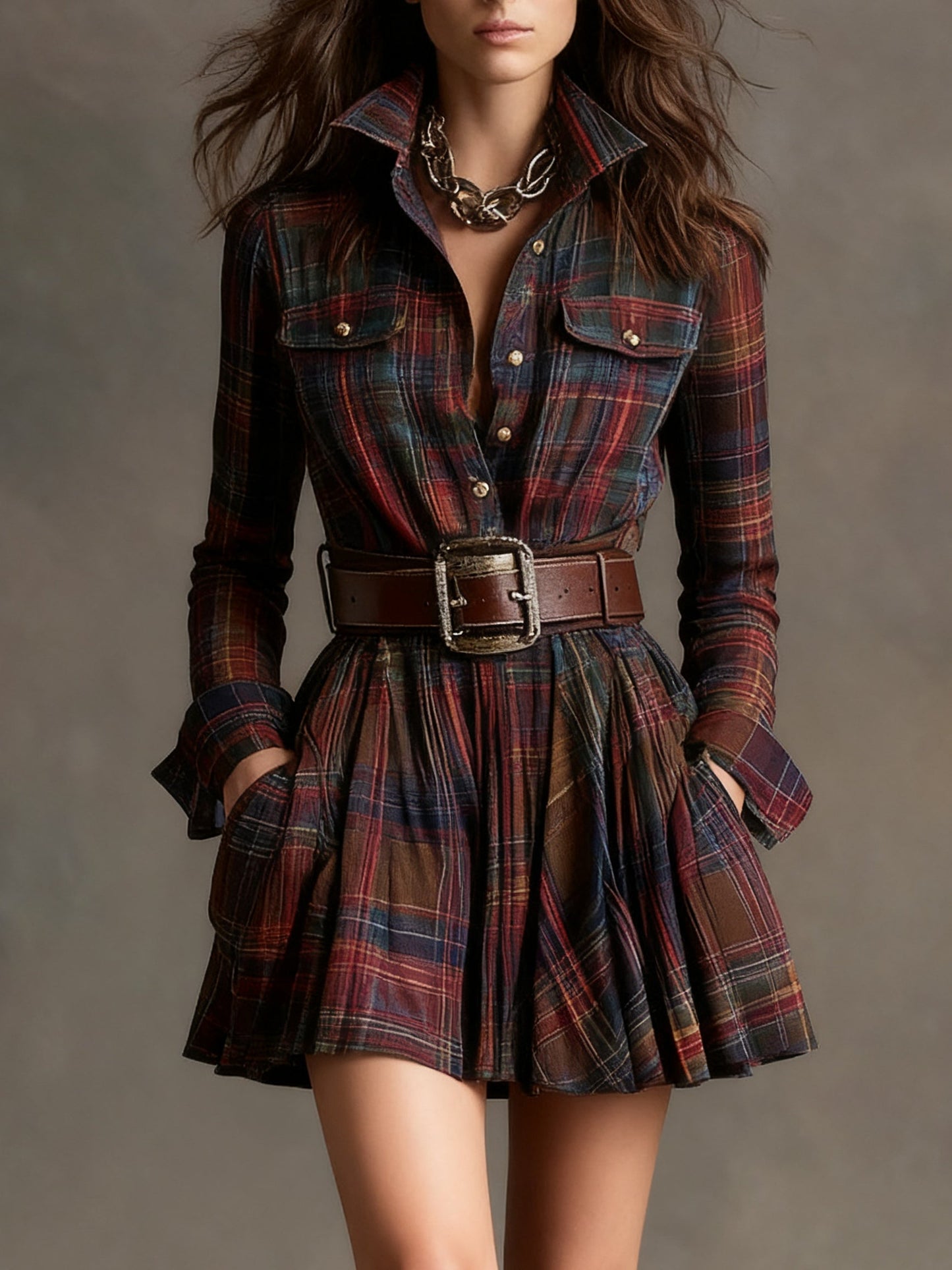 Sienna | Belted Shirt Dress