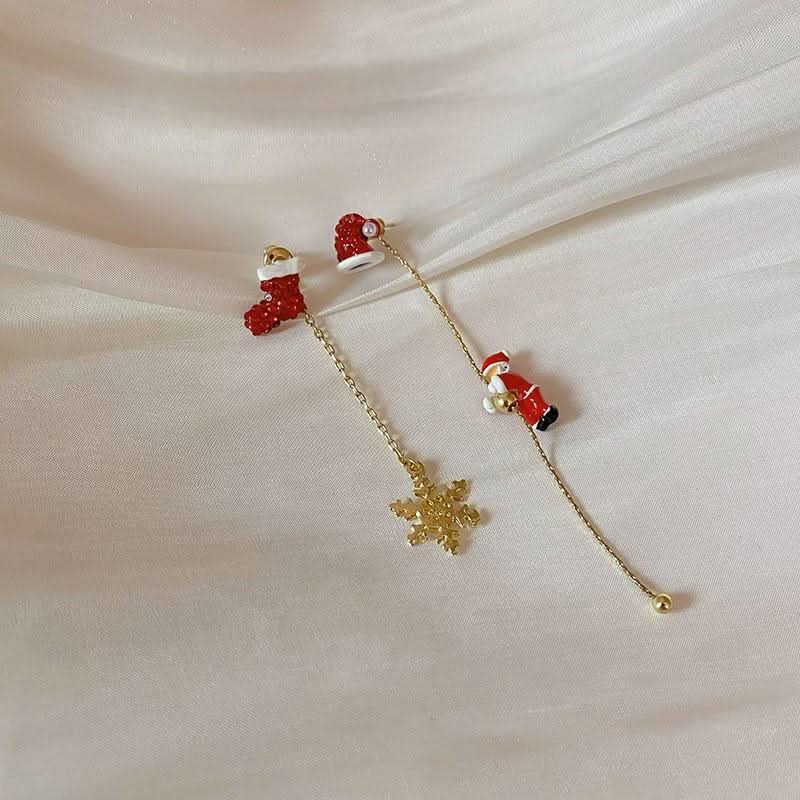 Irregular pendant christmas tree decor drop earrings