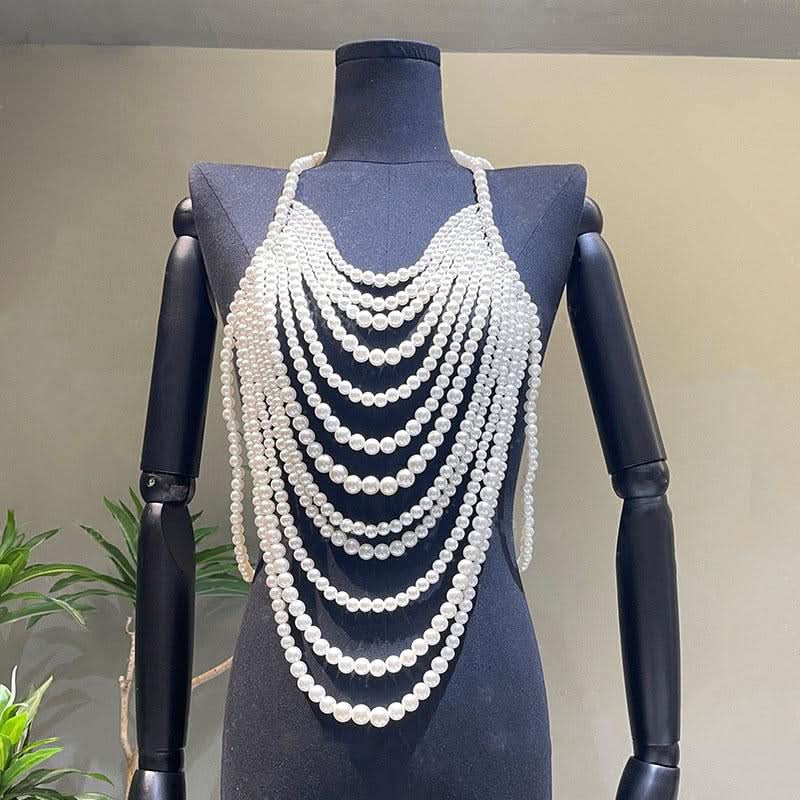 Halter beaded hollow out u neck cut out top