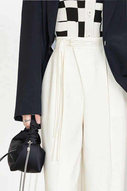 High Waist Solid Pants