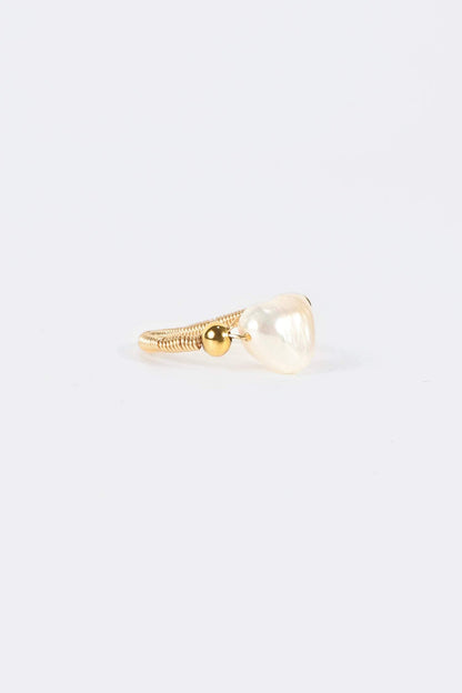 Natural Pearl Beaded Ring