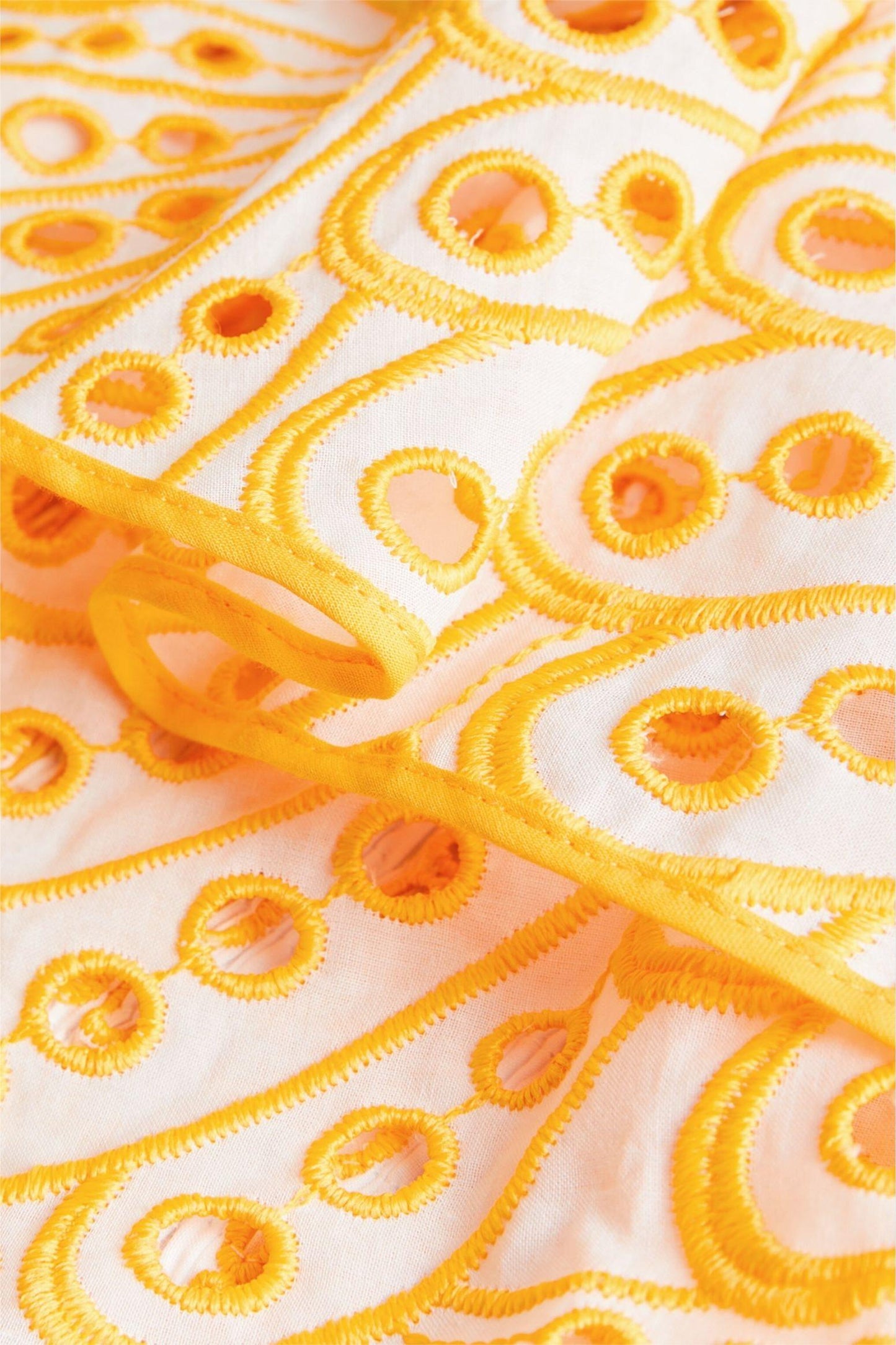 Embroidered Off-Shoulder Smocking Midi Dress