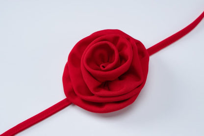 Flower applique solid tube maxi dress