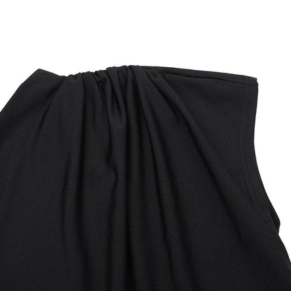 Short sleeve ruched self tie high slit maxi dress