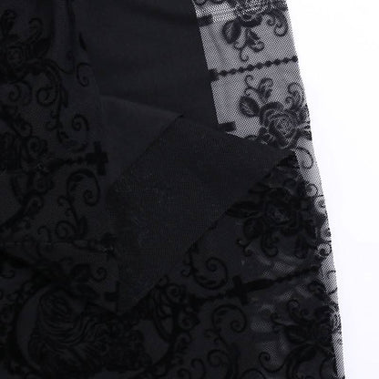 U neck cross print backless solid cami maxi dress