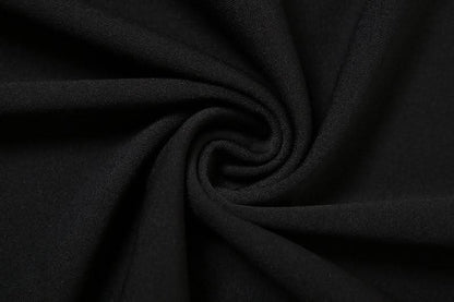 Irregular backless solid tube midi dress