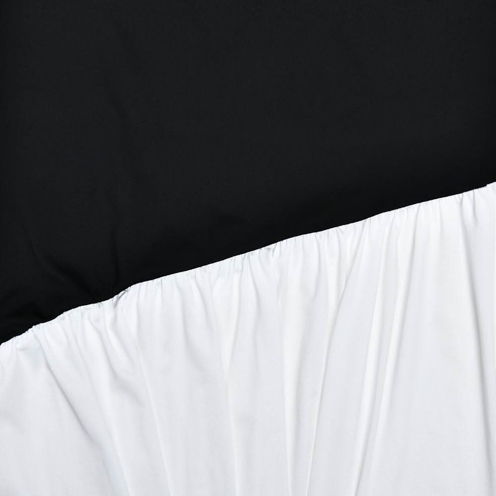 Long sleeve irregular crewneck ruched slit maxi dress