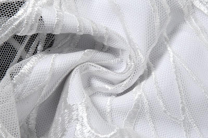 Butterfly embroidery cross back cami top