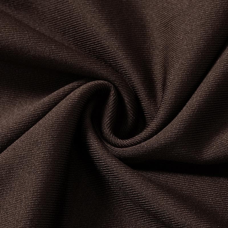 Halter backless ruched solid mini dress