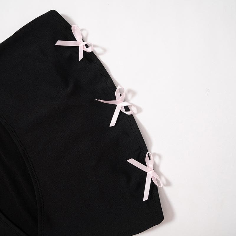 Hollow out bowknot solid backless tube cut out mini dress