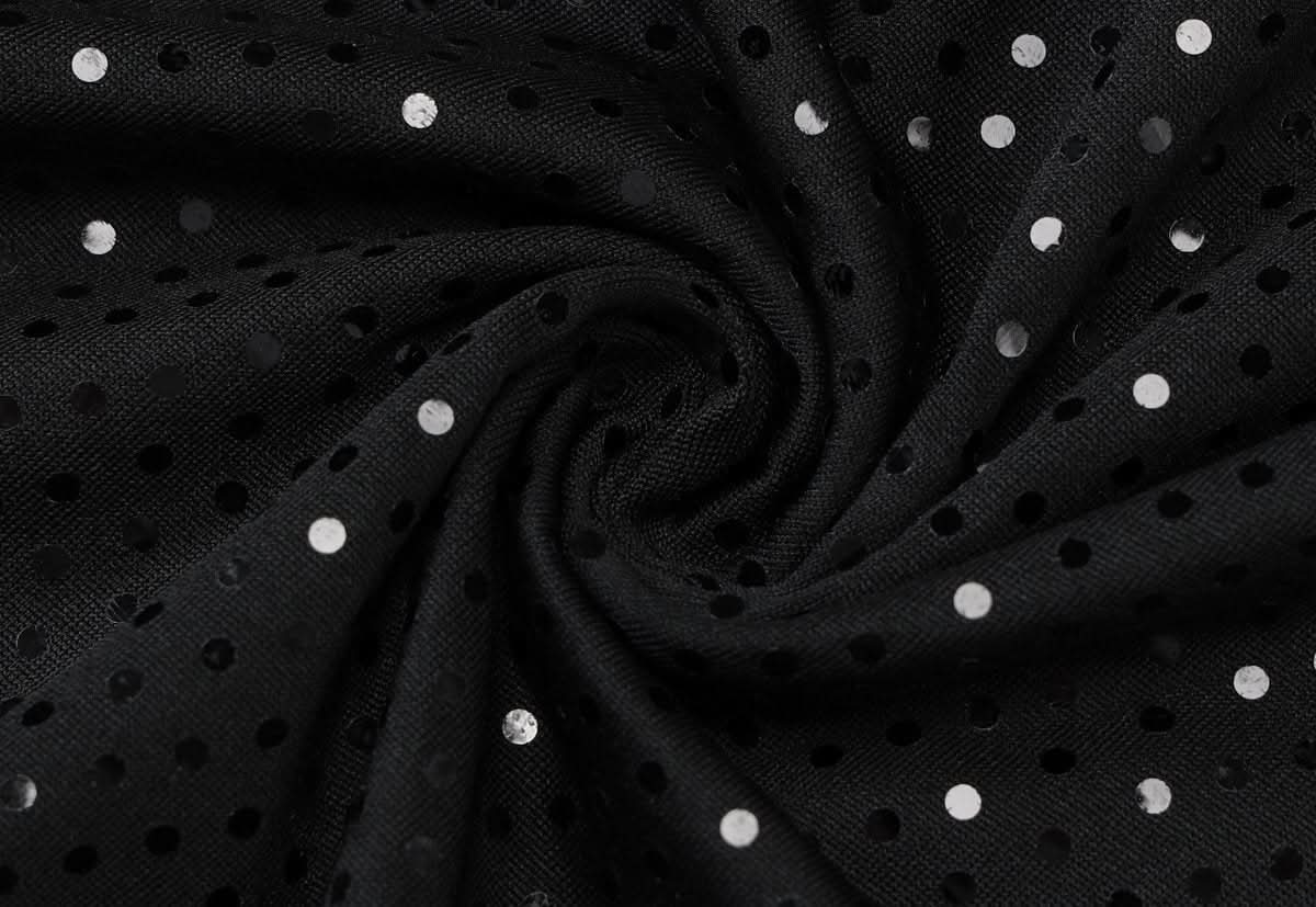 U neck polka dot cami maxi dress