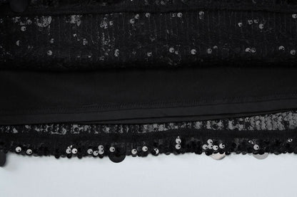 Glitter backless tube mini dress