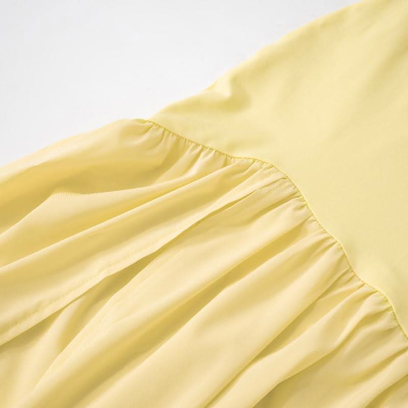 High slit ruched backless solid tube maxi dress