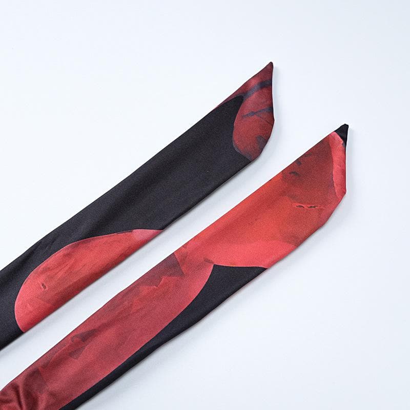 Halter cowl neck backless print maxi dress