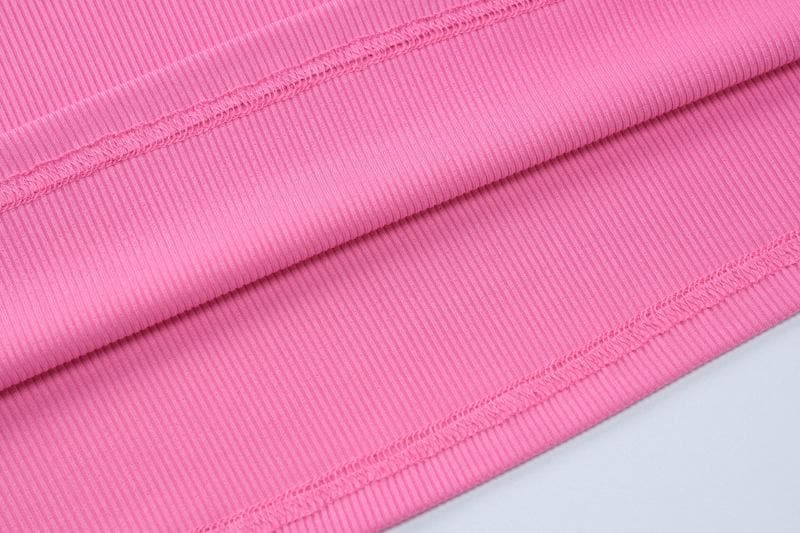 U neck ribbed solid cami maxi dress