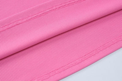 U neck ribbed solid cami maxi dress