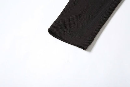 Long sleeve sweetheart neck shrug 2 piece hollow out cut out maxi dress