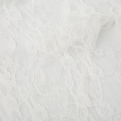 Halter lace see through ruched top