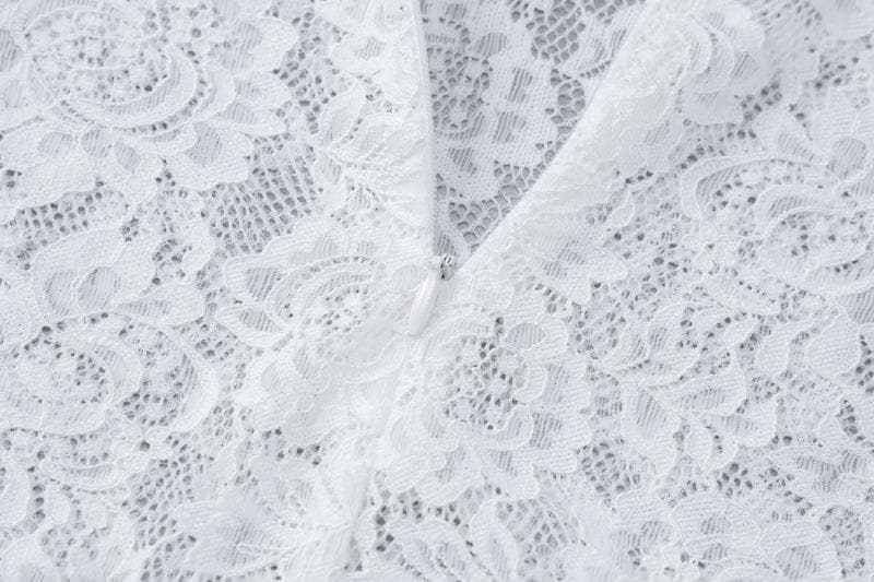 Lace ruched ruffle see through zip-up cami maxi dress