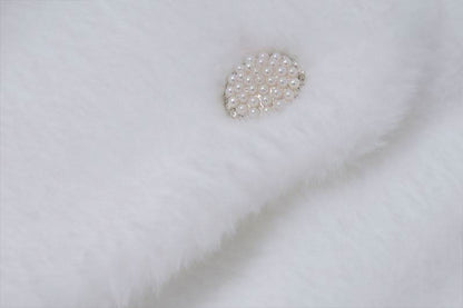 Fluffy A line button mini skirt