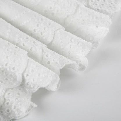 Smocked textured solid tube mini dress