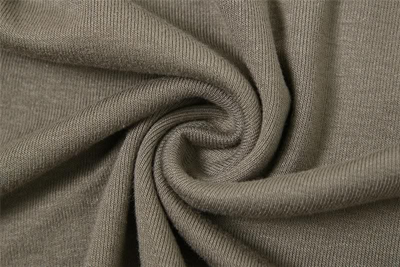 Butterfly pattern contrast off shoulder long sleeve top-final-sale