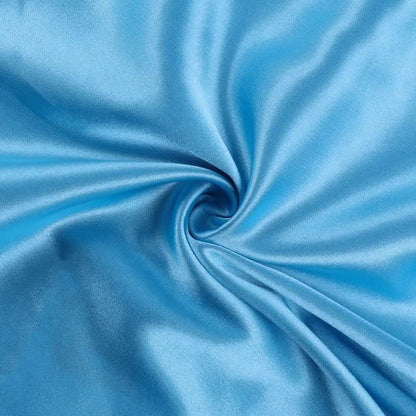 Cross back self tie ruched satin square neck maxi dress