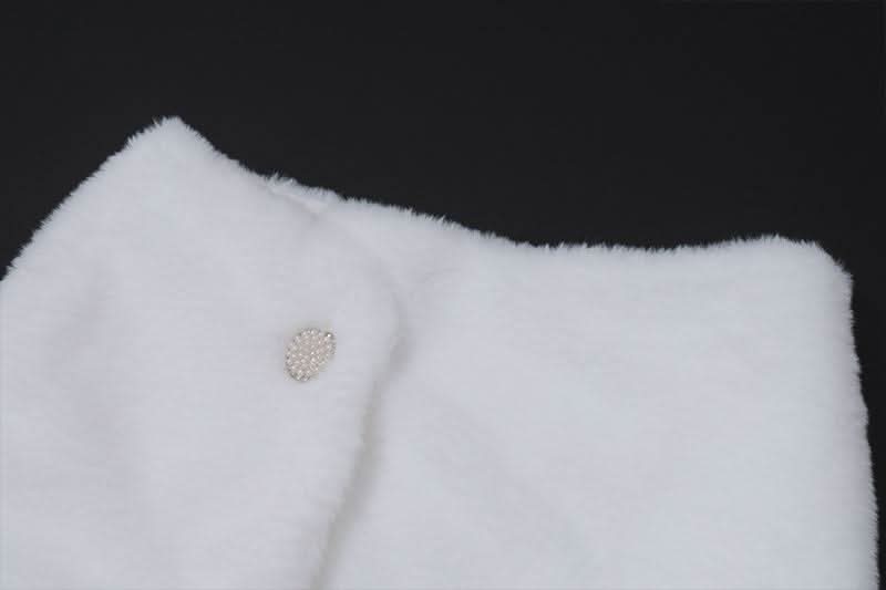 Fluffy A line button mini skirt