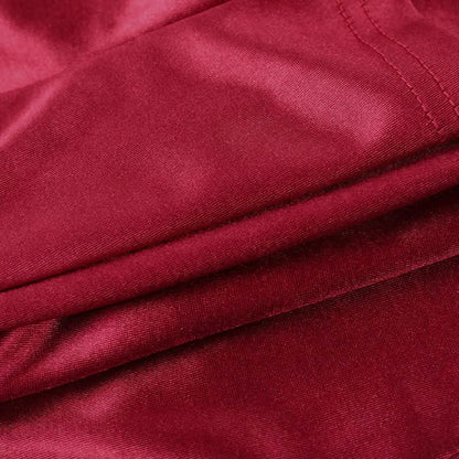 Satin v neck backless solid cami top