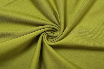 Halter v neck flower applique ruched high slit maxi dress