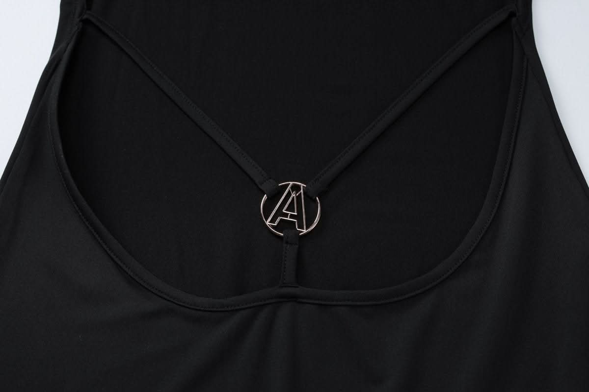 Long sleeve high neck backless solid maxi dress