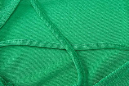 Halter ruched backless lace up solid self tie maxi dress