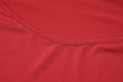 Square neck backless solid sleeveless cami maxi dress