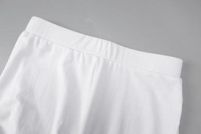 Long sleeve crewneck solid pant set