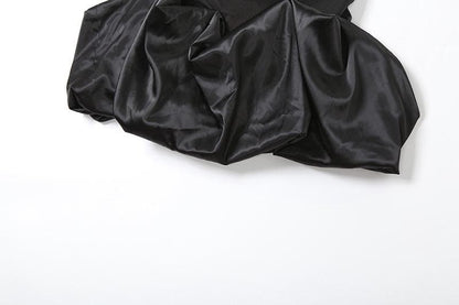 Halter cross back backless ruched mini dress