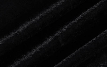 Self tie mesh patchwork backless velvet solid cami maxi dress-final-sale