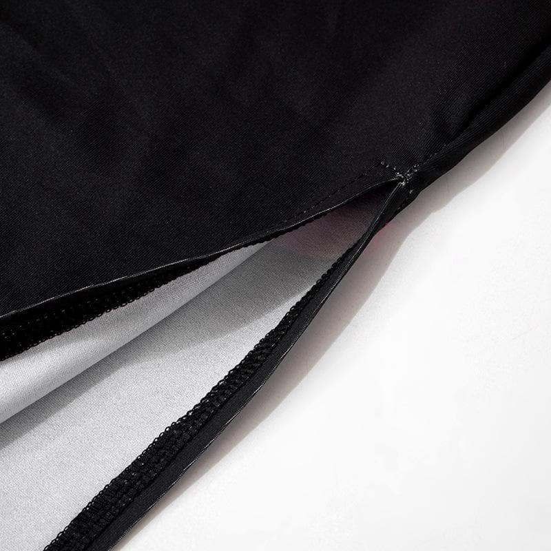 Short sleeve self tie flower print high slit maxi dress