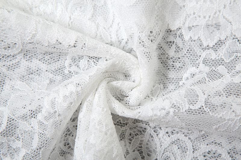 Lace bowknot ruched patchwork cami top
