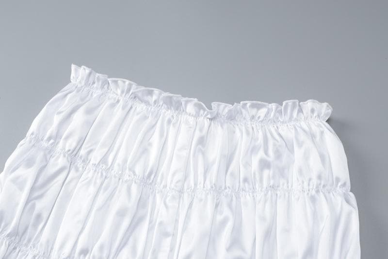 Smocked ruched solid cami pant set