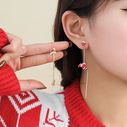 Irregular pendant christmas tree decor drop earrings